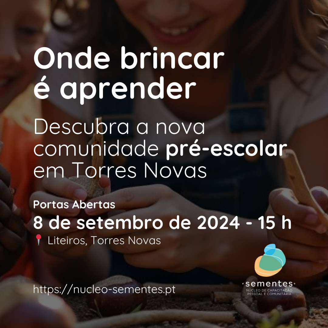 Comunidade de Aprendizagem Pré-Escolar em Torres Novas a partir de Setembro de 2024